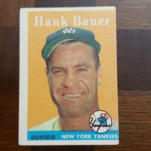 Baseball card 1958 Hank Bauer